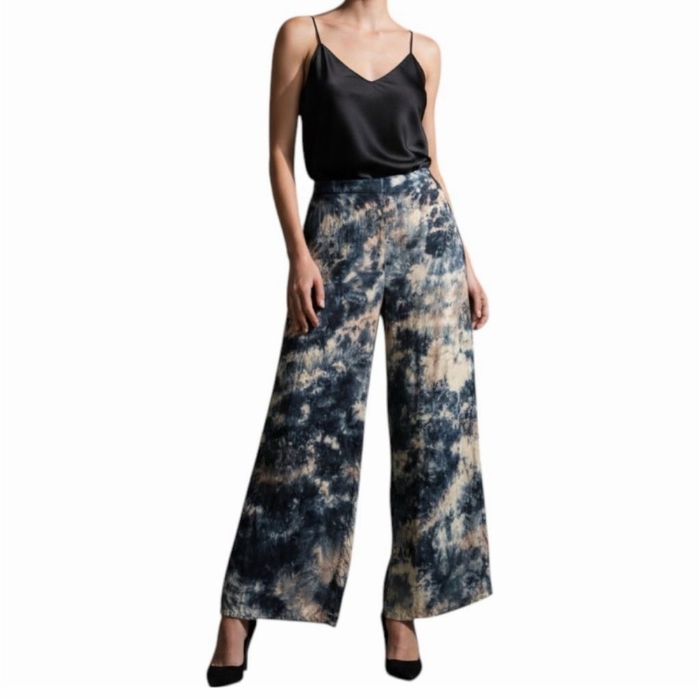Young Fabulous & Broke Tie-Dye Wide-Leg Palazzo Boho Pants - Picture 2 of 8